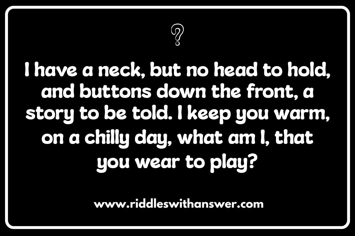Clothing Riddles for Kids: Fun with Fabrics