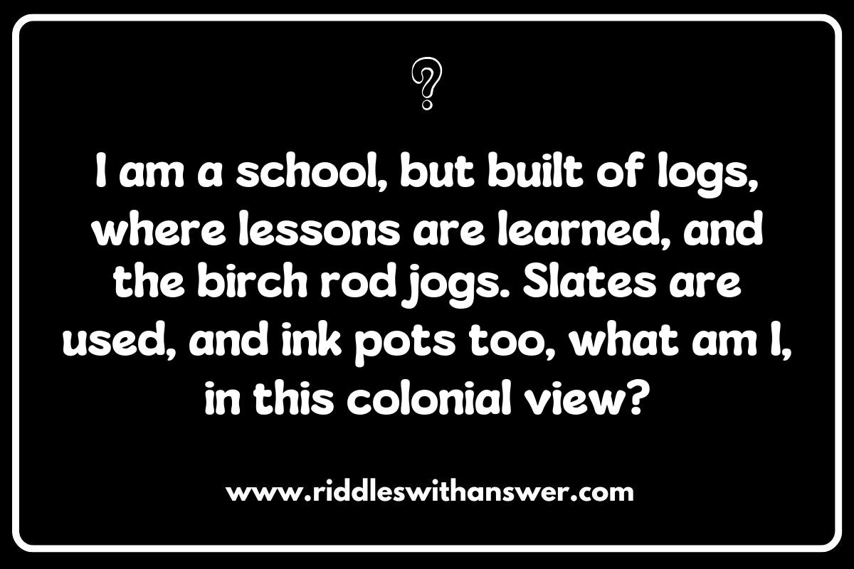 Colonial Times Riddles: How Children Learned Through Play
