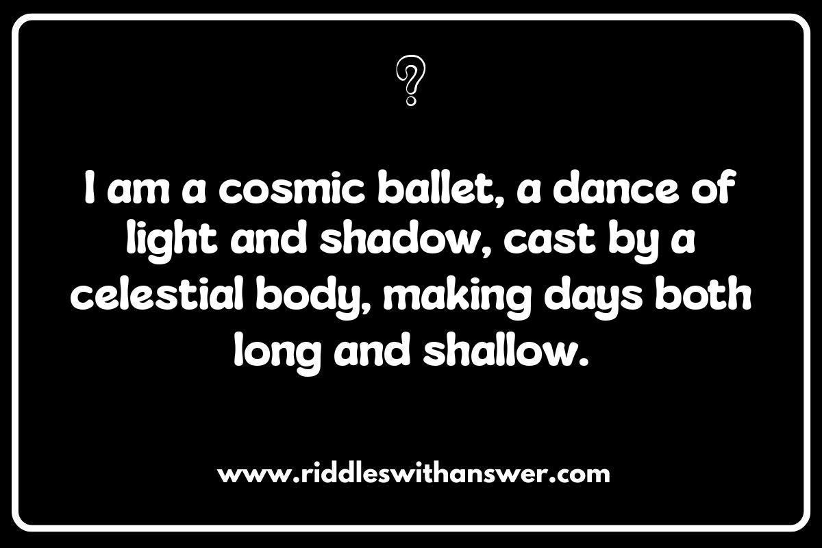 Cosmic Conundrums: Astronomy Based Earth Science Riddles