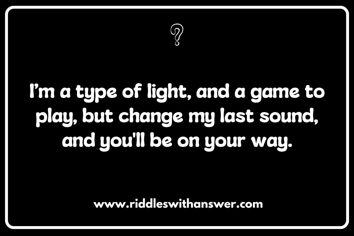 Creating Your Own Word Ending Riddles
