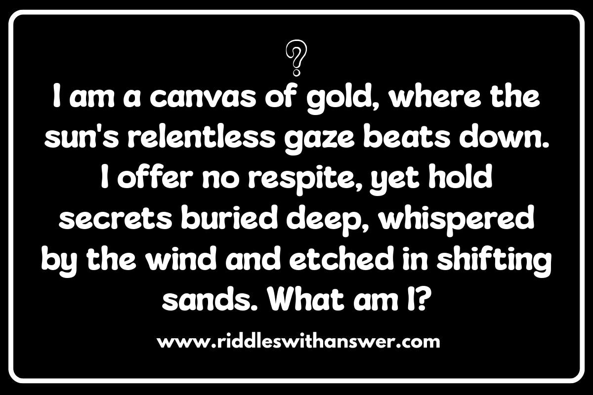Desert Riddles and Environmental Challenges: Survival in the Wasteland