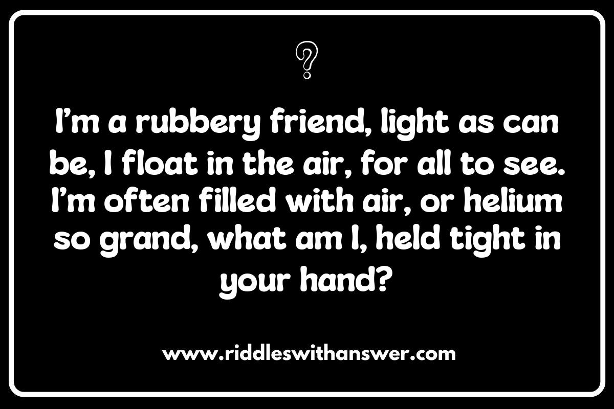 Easy Balloon Riddles to Spark Children