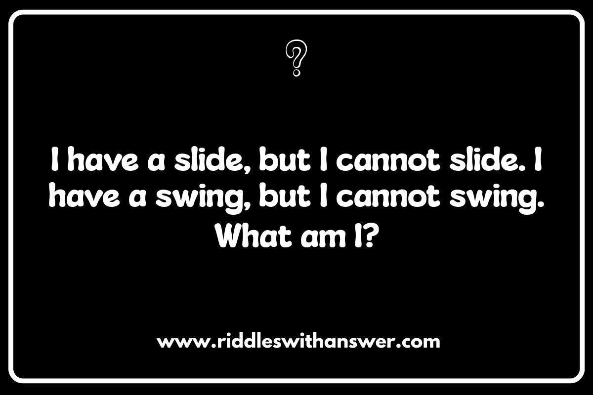 Easy Playground Riddles: Perfect for Younger Children