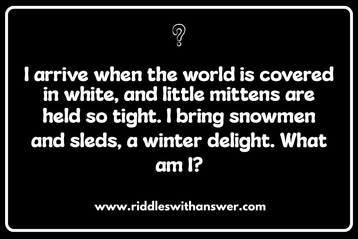 Easy Seasonal Riddles: Perfect for Younger Players
