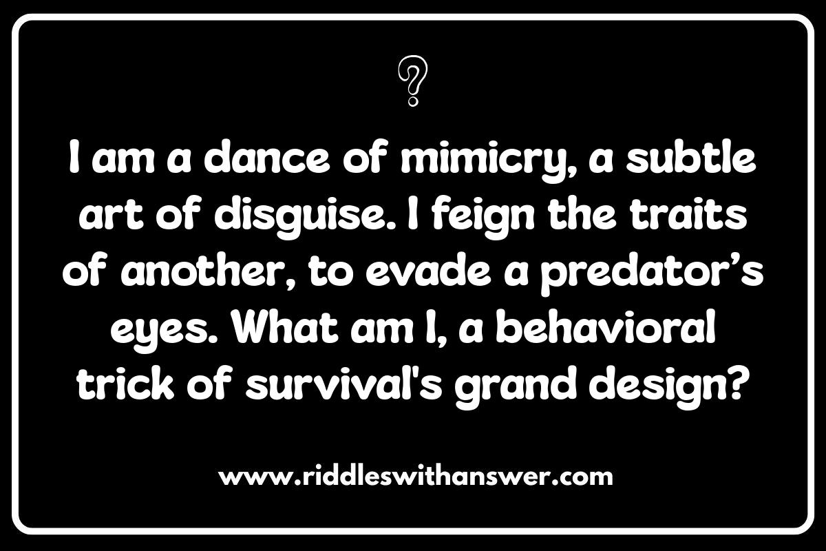 Evolution Riddles: Behavioral Adaptations and Their Conundrums