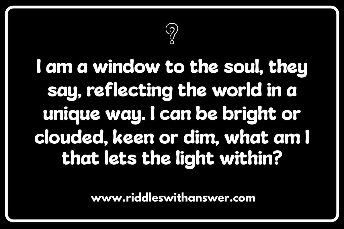 Eye Riddles: A Vision of Wordplay