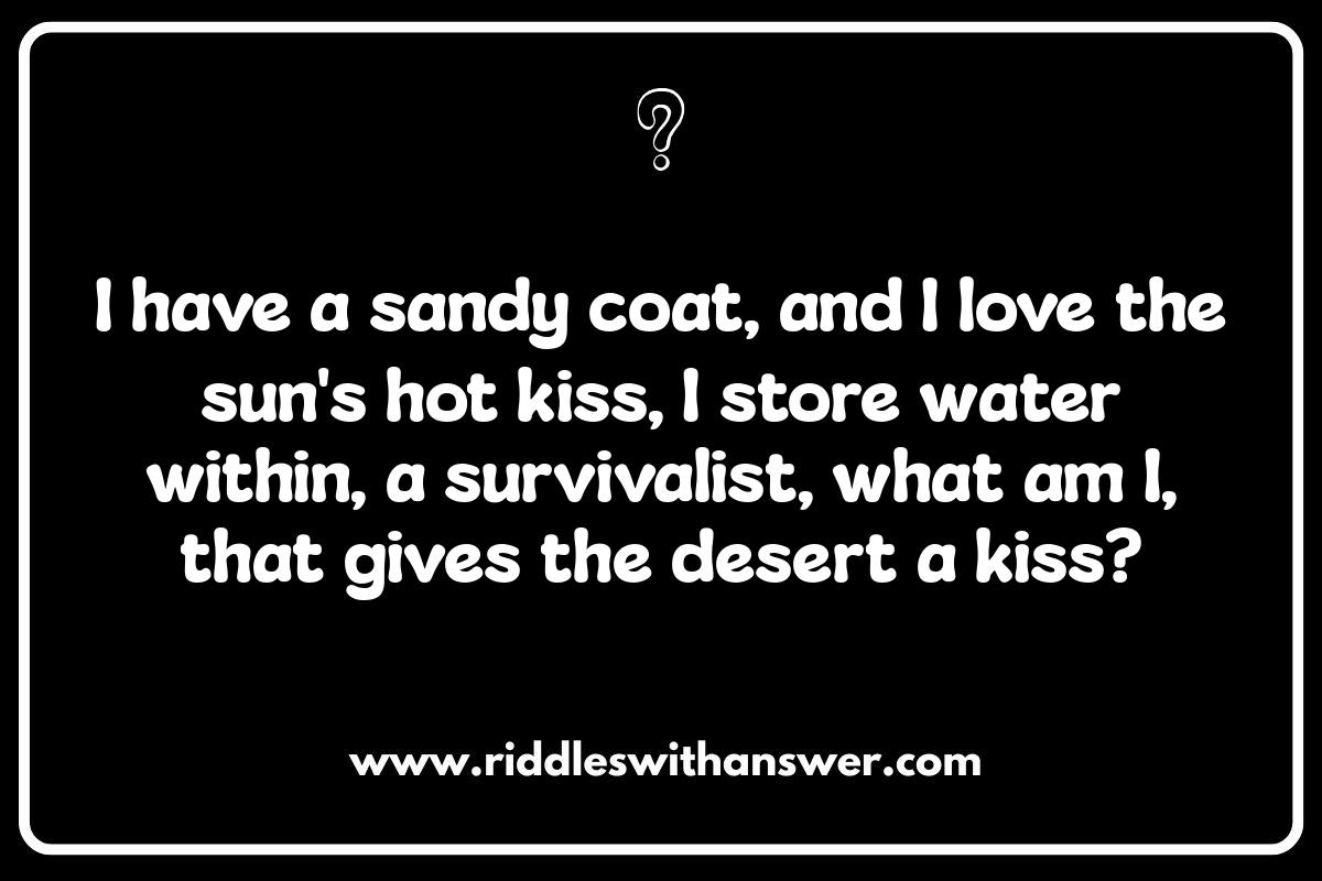 Geographic Wonders: Desert Landscape Riddles for Kids