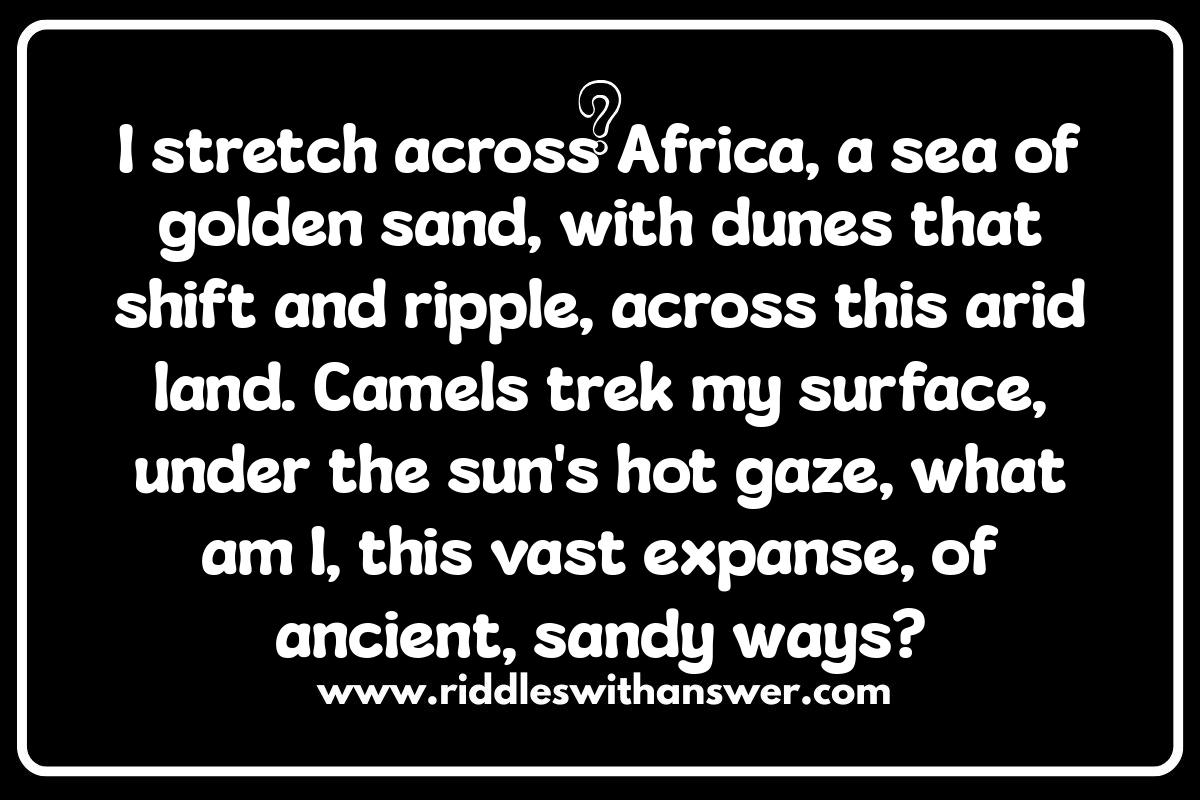 Global Deserts: Riddles About Famous Locations for Kids