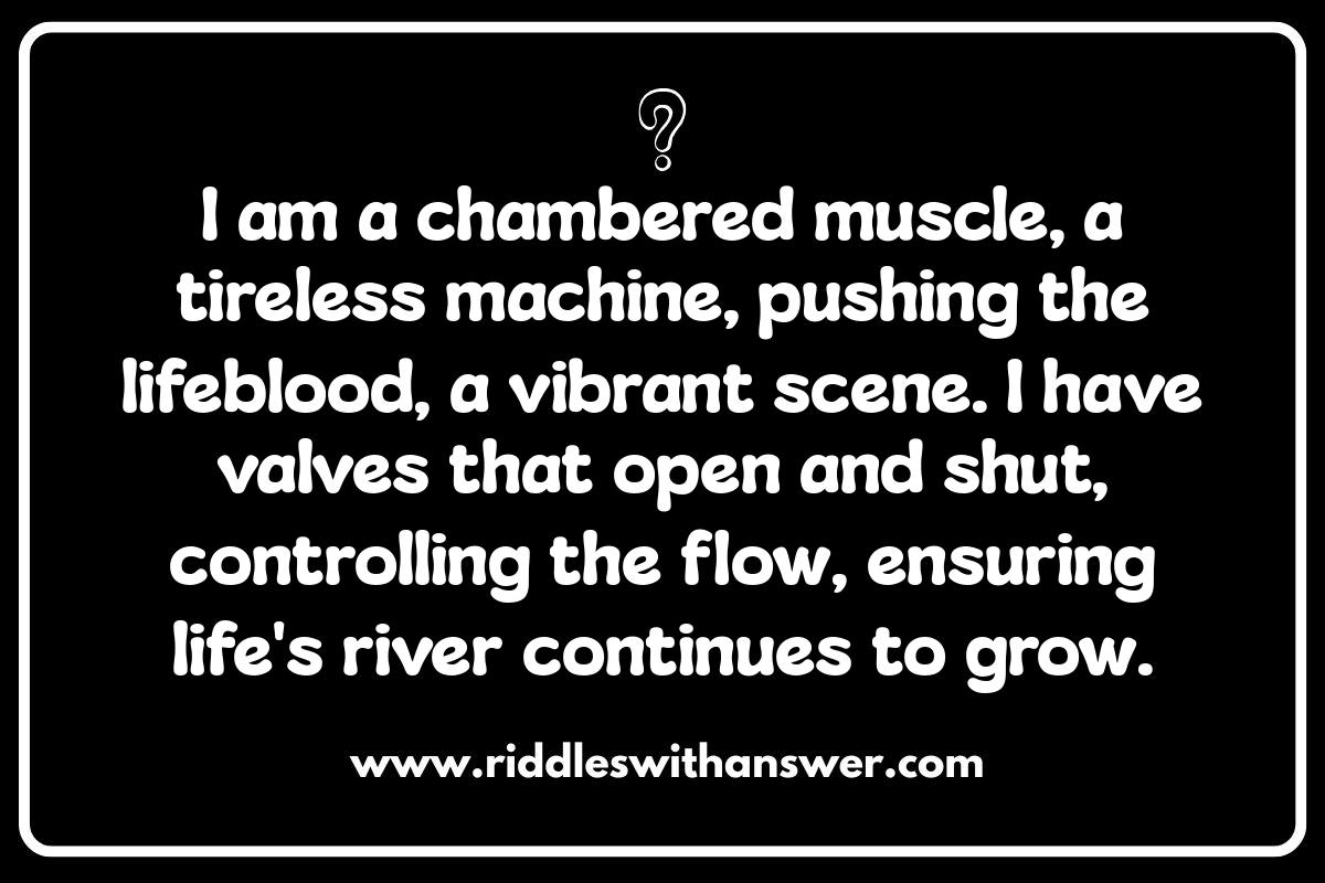 Heart and Blood Riddles: Decoding the Pulse of Life