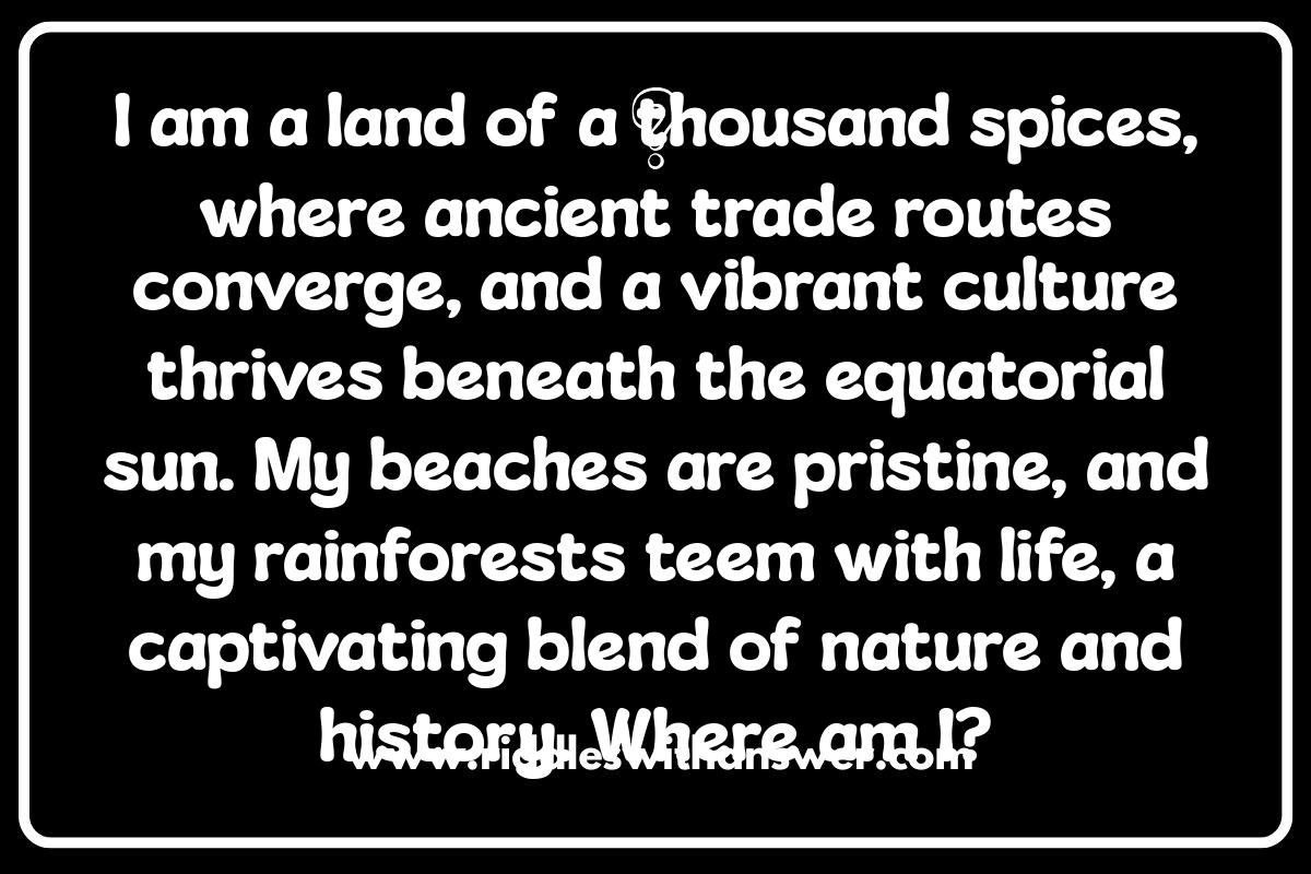 Hidden in Plain Sight: Geography Riddles and Obscure Locations
