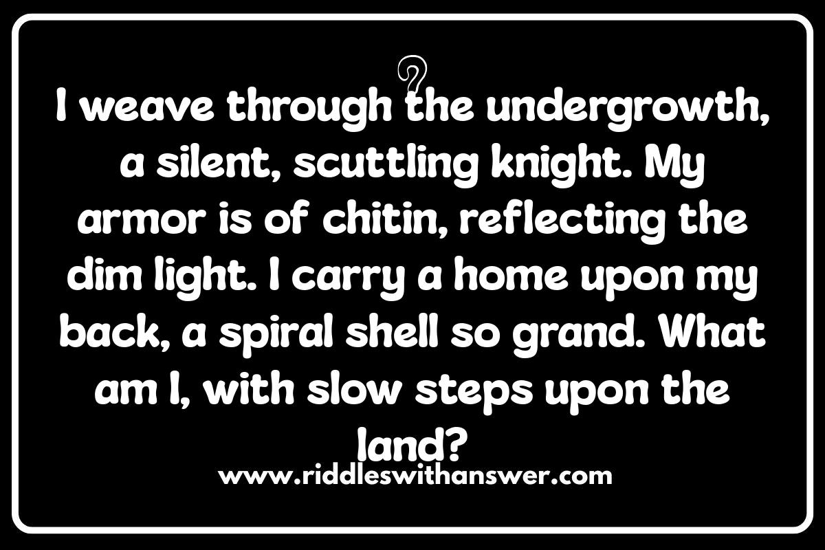 Intriguing Creature-Based Forest Riddles