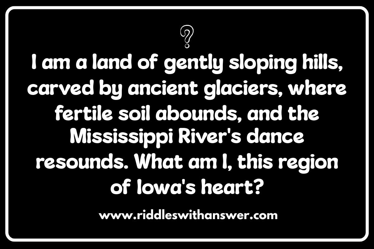 Iowa Riddles: Geography and Landmark Challenges