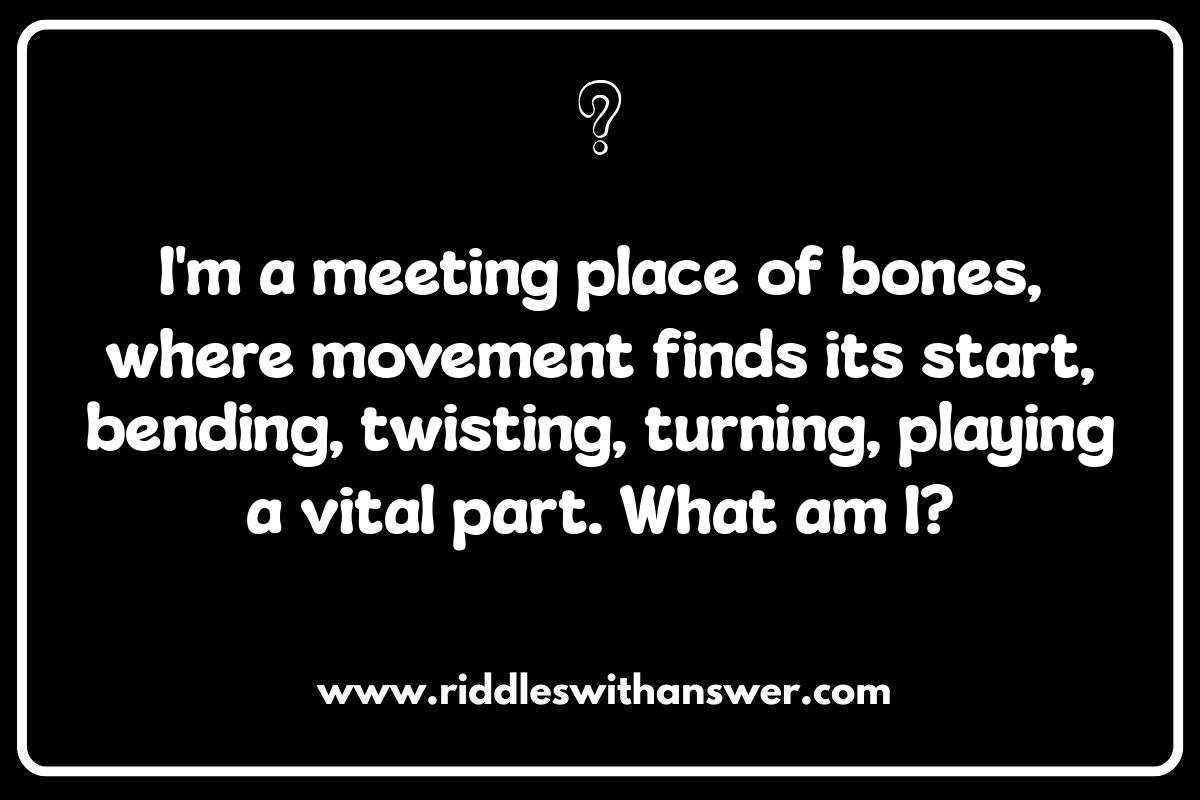Joint Jumbles: Tricky Riddles Featuring Skeletal Connections