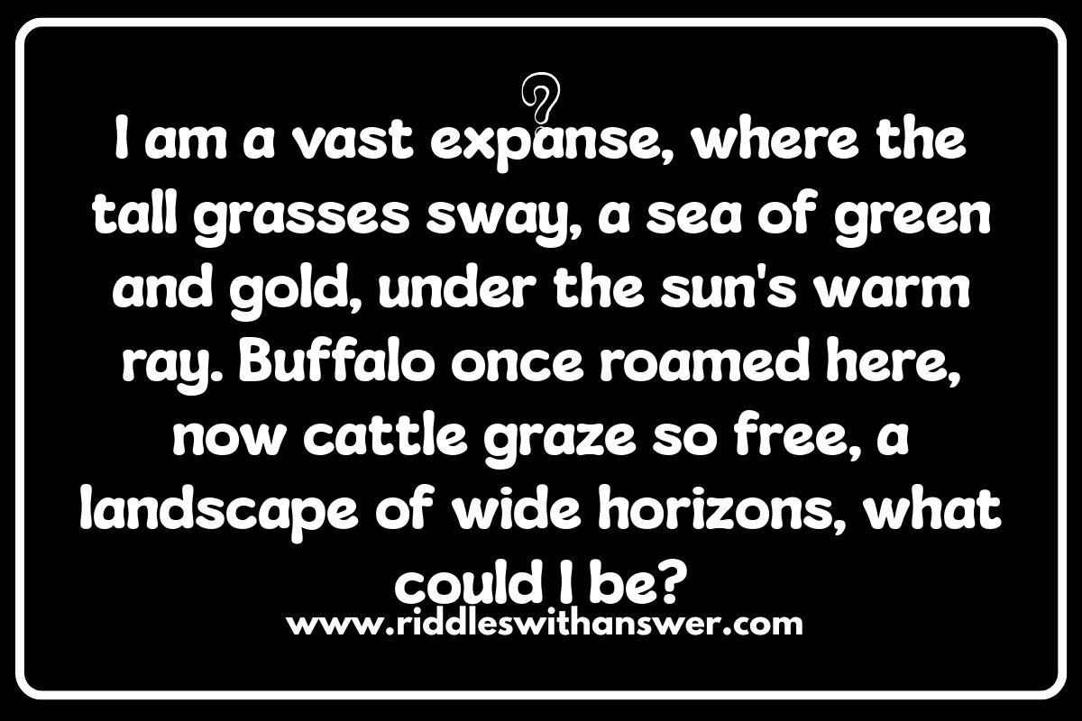 Kansas Geography Riddles: Exploring Plains and Prairies