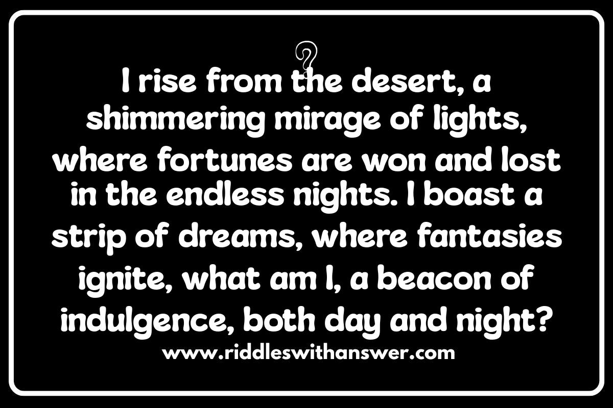 Las Vegas Riddles: Desert Mystery Puzzles