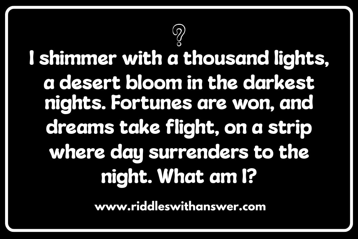 Las Vegas Riddles: Family Fun and Challenges
