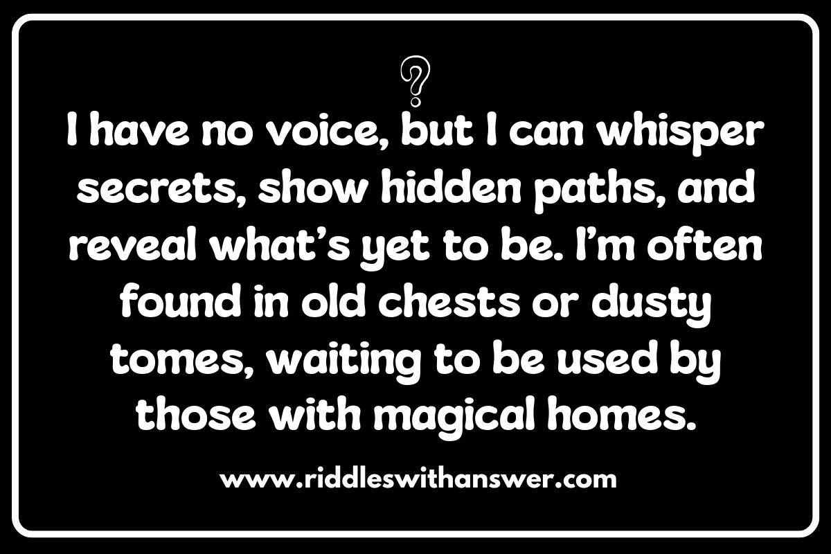 Magic Object Riddles for Kids: What Am I?