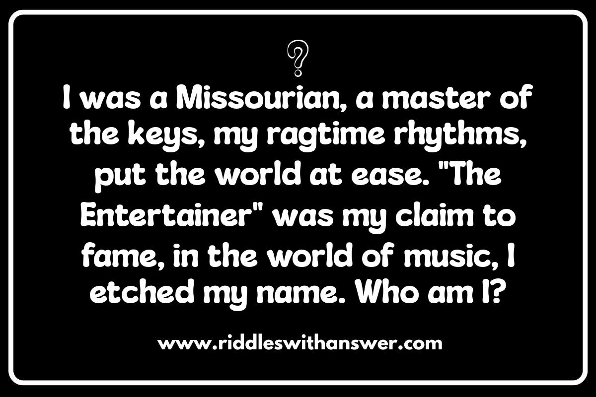 Missouri Riddles: Puzzles Based on Famous Missourians