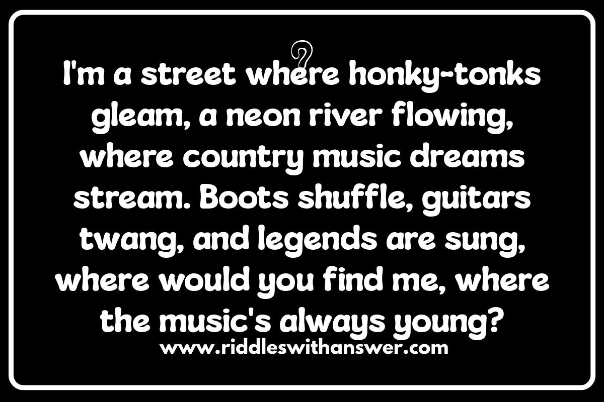 Nashville Riddles: A Musical Maze
