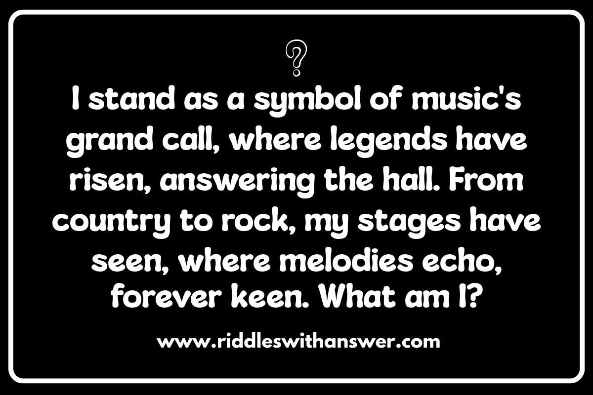 Nashville Riddles: Testing Your Nashville Knowledge