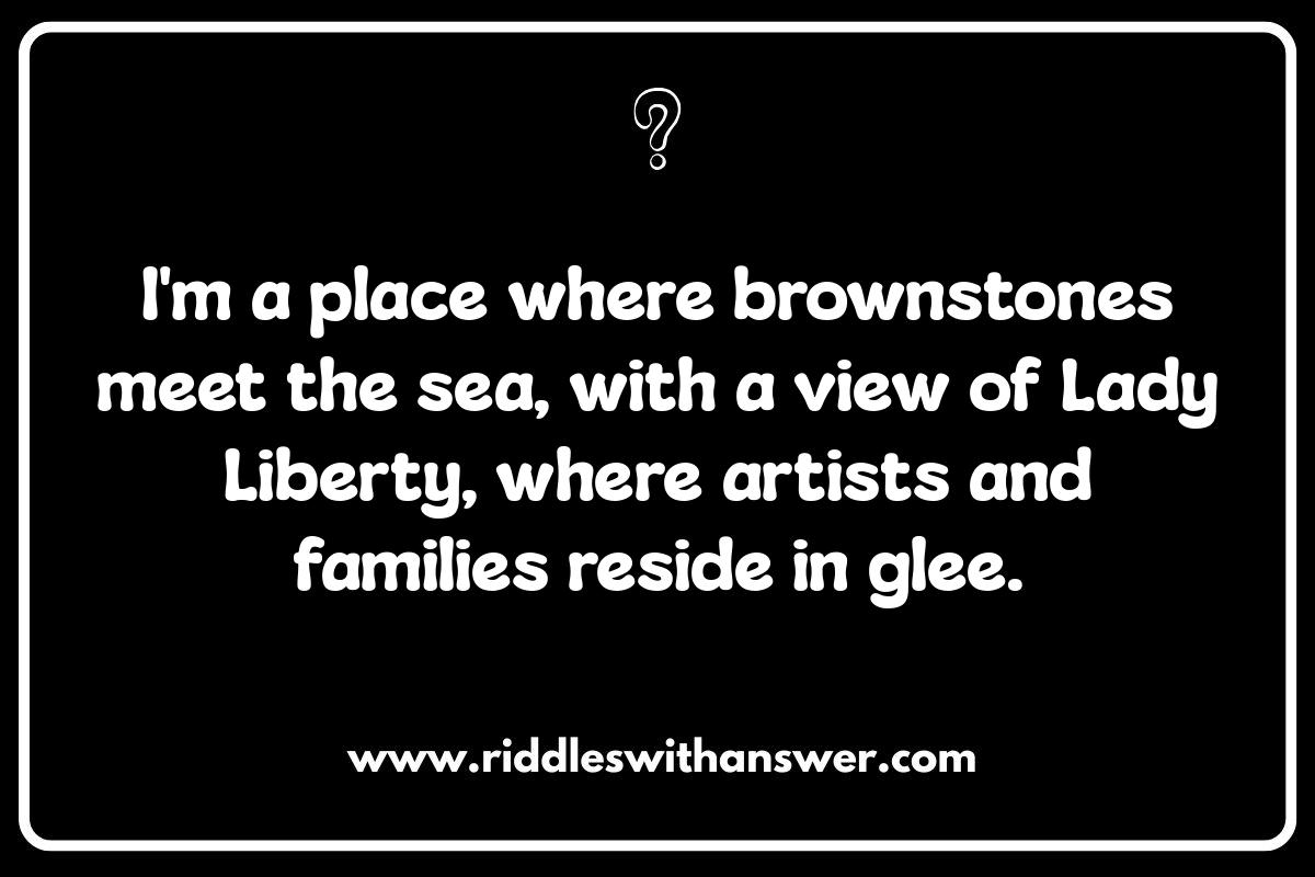 Neighborhood Riddles: Exploring the Diverse Boroughs