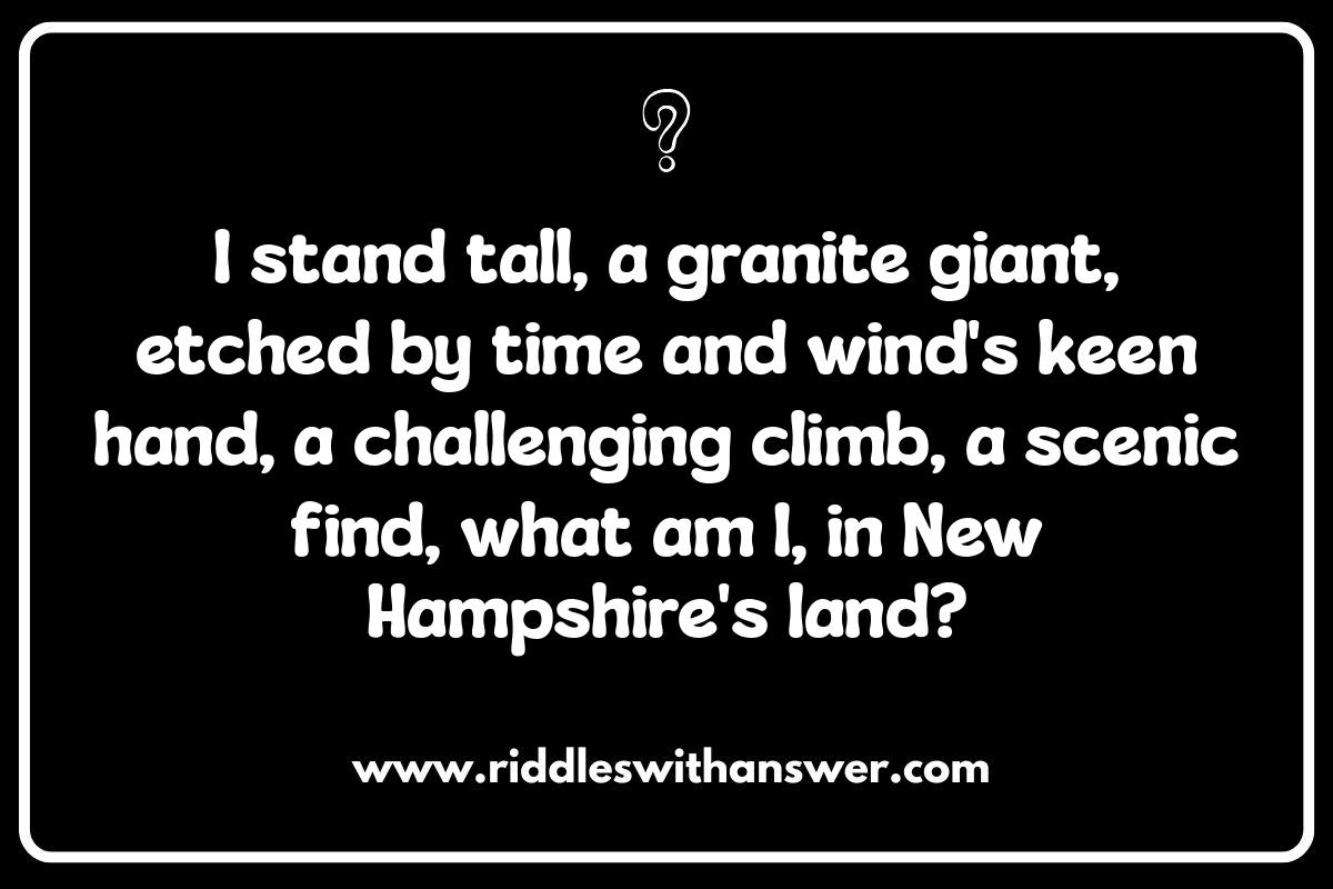 New Hampshire Riddles: Nature and Wildlife Puzzles