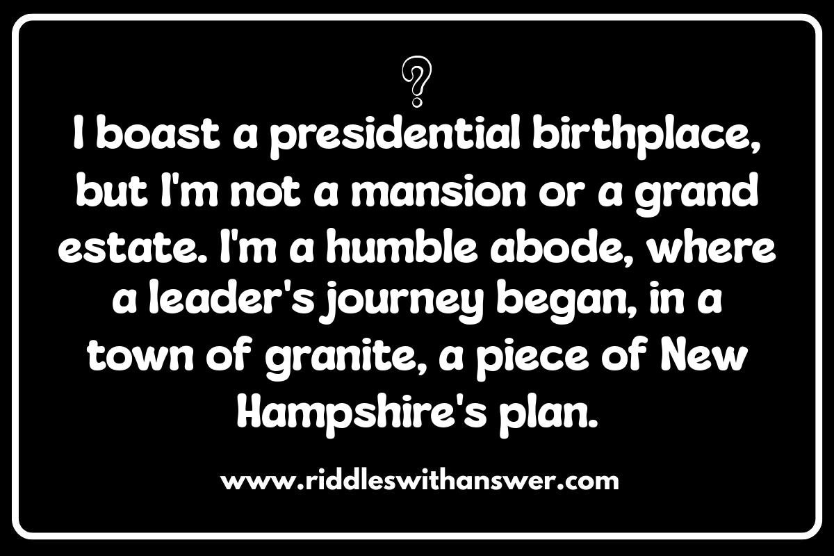 New Hampshire Riddles: Test Your Granite State Knowledge