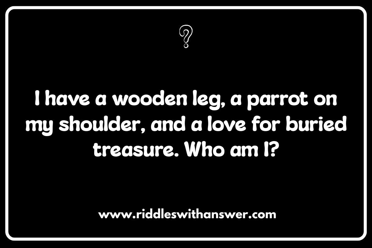 Pirate Character Riddles for Kids: Who is This Swashbuckler?