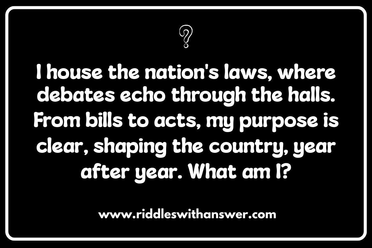 Political Puzzles: Washington, D.C. Riddles and Power