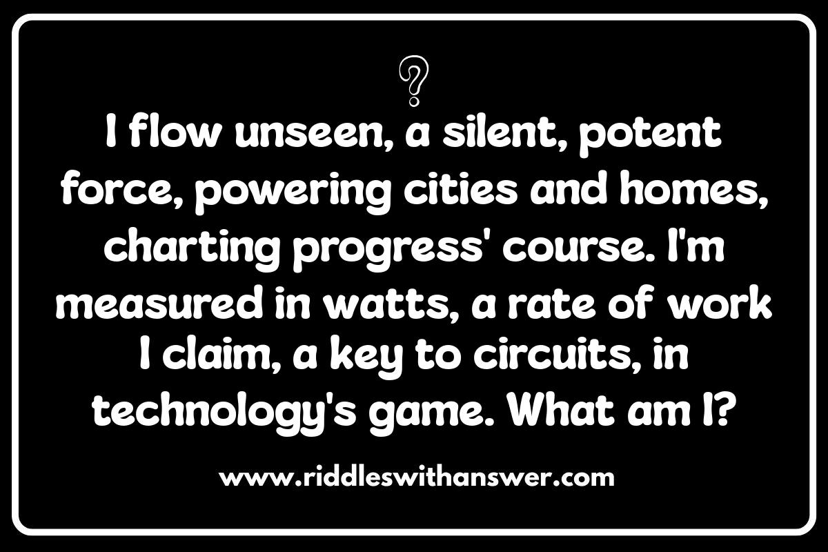 Powering Your Brain: Electricity Riddles to Spark Curiosity