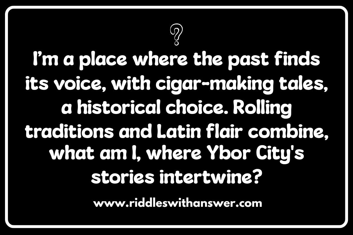 Tampa Riddles: A Fun Activity for All Ages