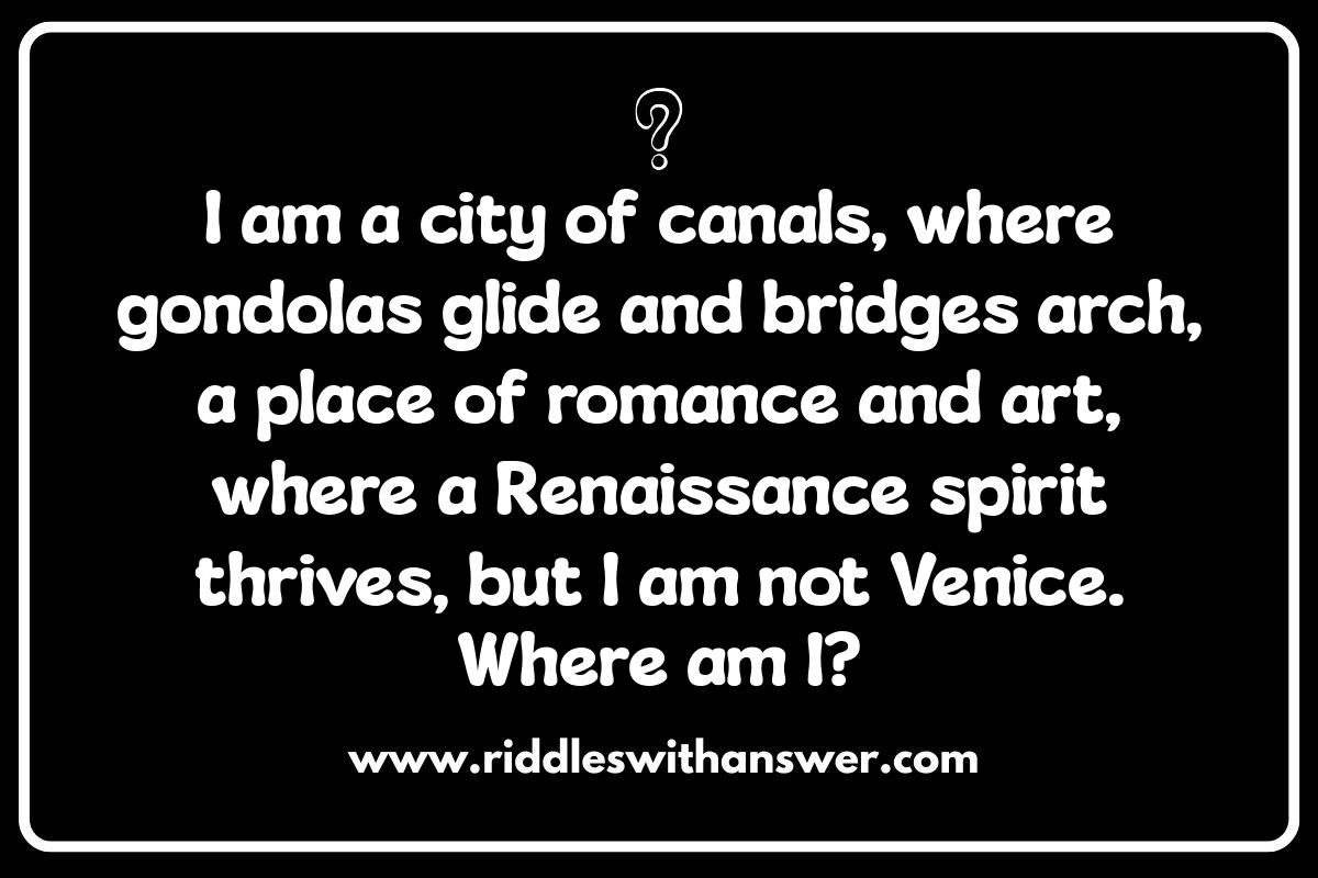 Testing Your Knowledge: Famous Cities Where Am I Riddles