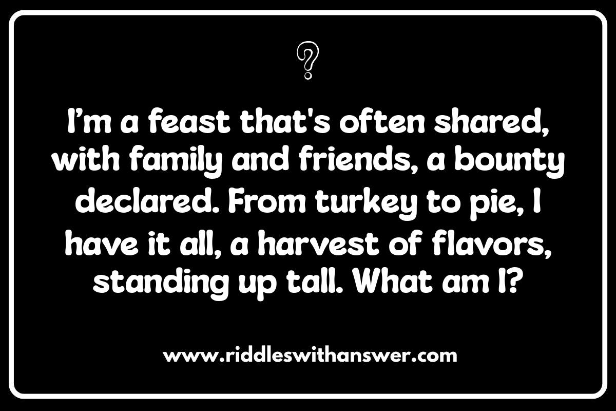Thanksgiving Riddles: Gobble Up the Brain Teasers