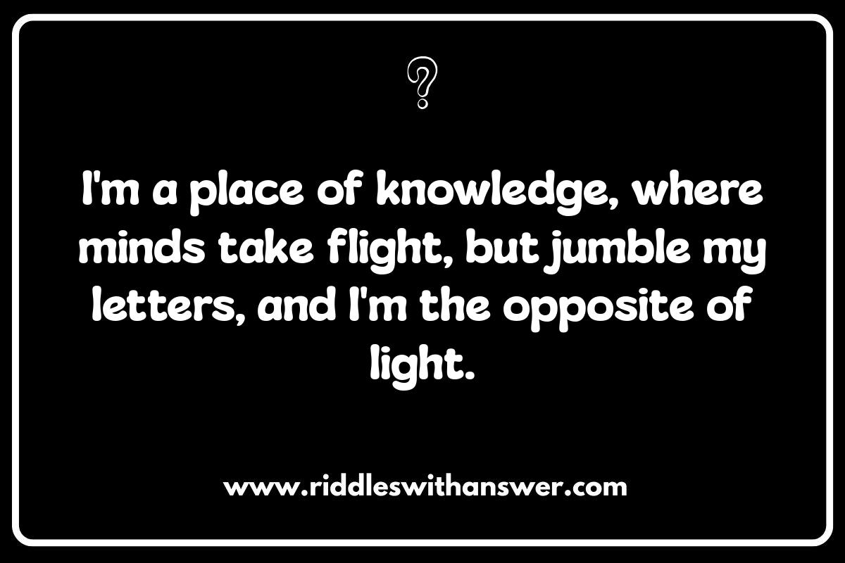 The Educational Power of Scrambled Word Riddles