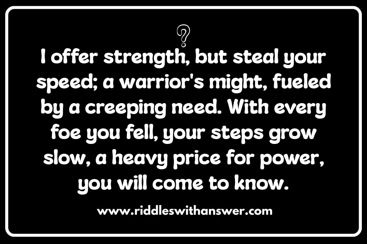 The Price of Power: Riddles Hinting at Cursed Item Effects