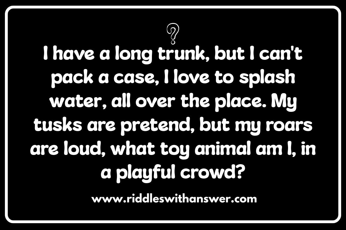 Toy Riddles for Kids: Guess the Animal Toy