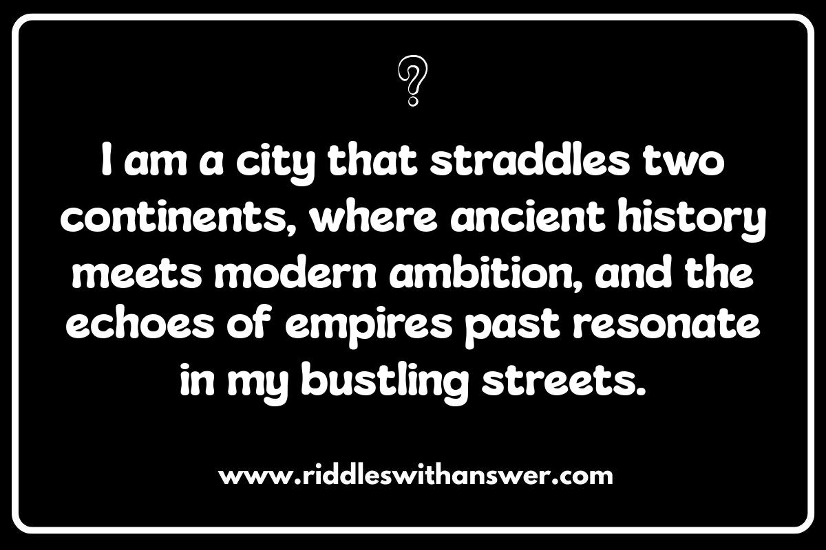 Travel Puzzles: Solving Where Am I City Riddles