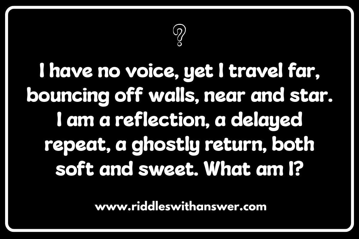 Traveling Vibrations: Sound and Waves Riddles in Motion