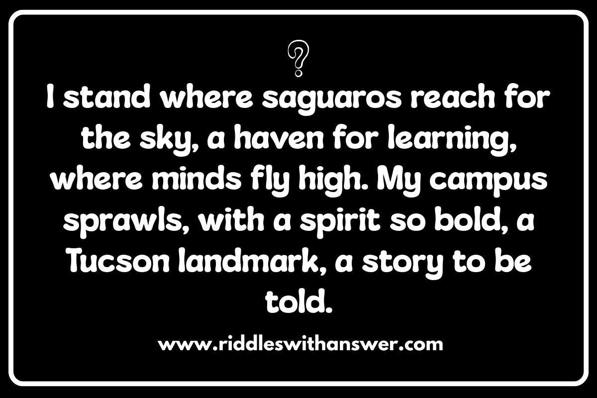 Tucson Riddles: Unveiling the City