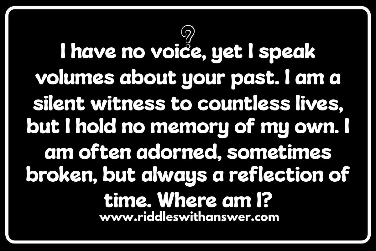 Unique Where Am I Riddles: Thinking Outside the Box