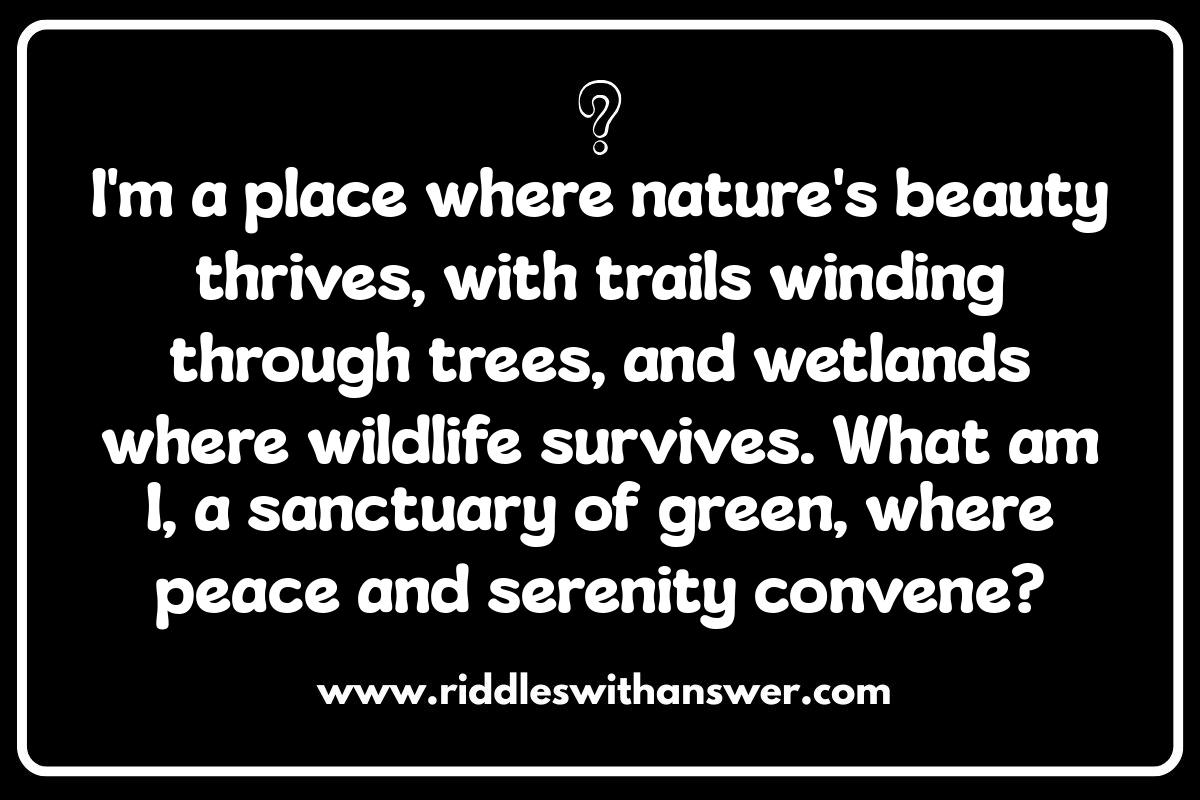 Virginia Beach Riddles: Nature