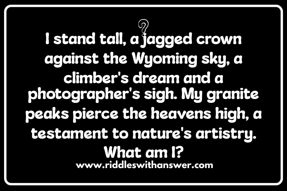Wyoming Riddles: Testing Your Knowledge of the Equality State