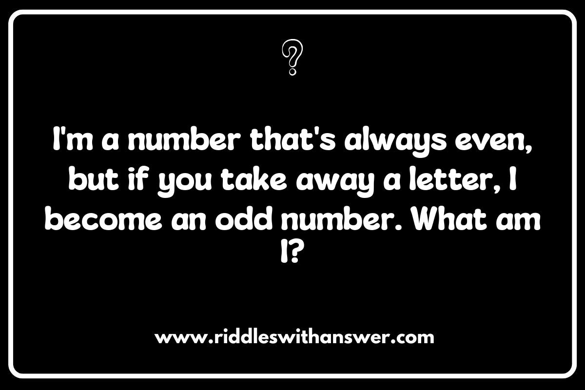 Math Brain Teaser Riddles for Kids: Number Puzzles