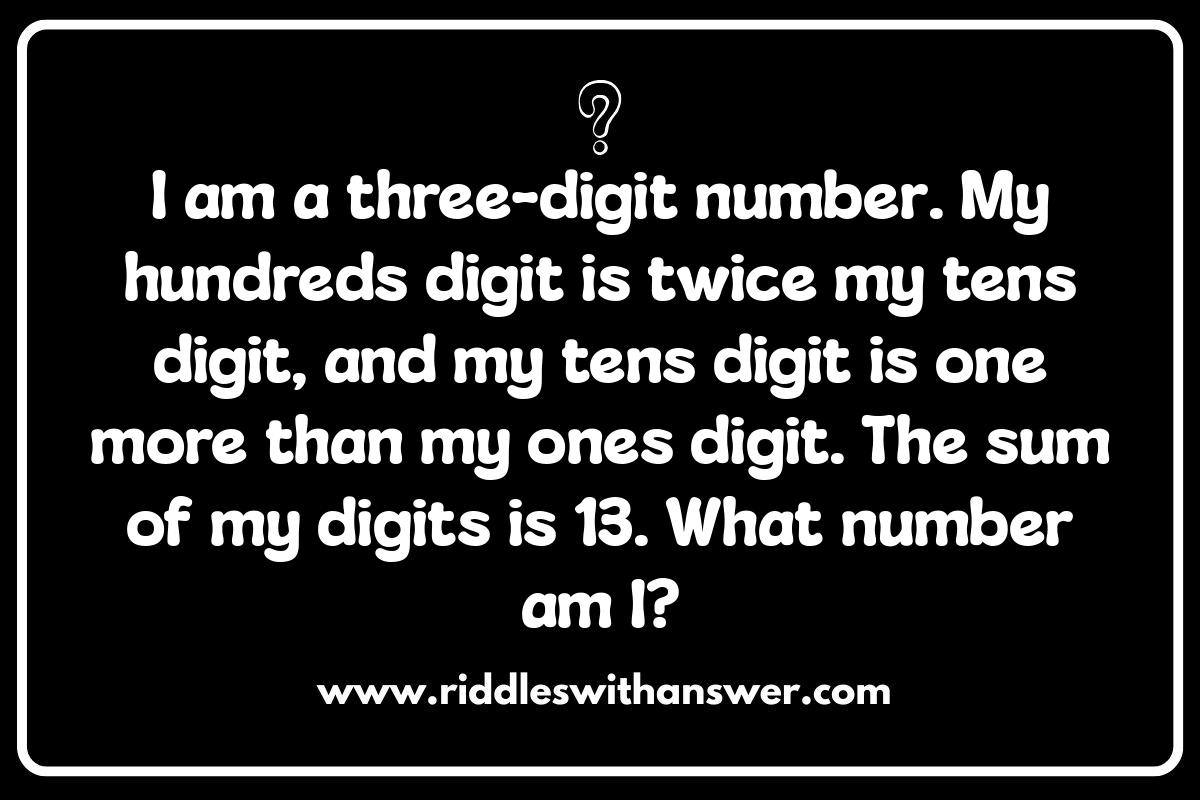 Mathematical Brain Teaser Riddles for Adults: Number Games