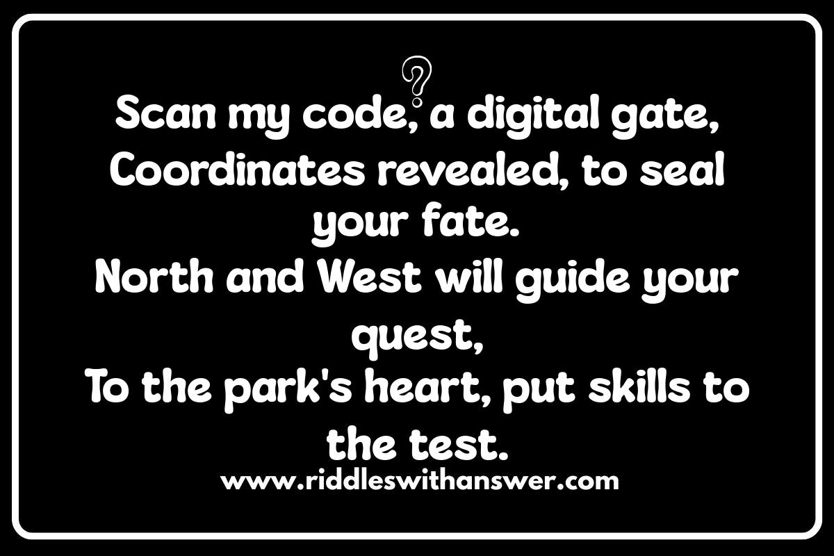 Tech-Enhanced Outdoor Treasure Hunt Clues for Adults: QR Codes and GPS