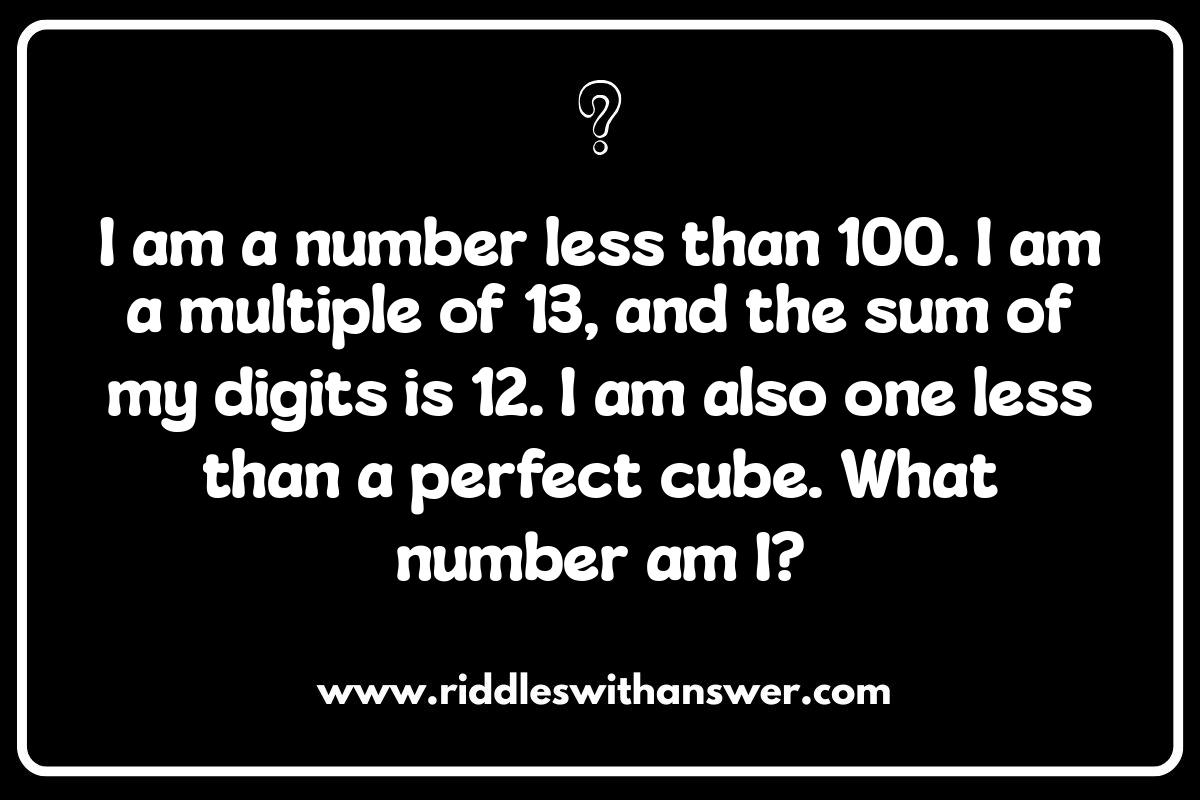 Unlocking Logical Thinking: Number Riddles with Clues
