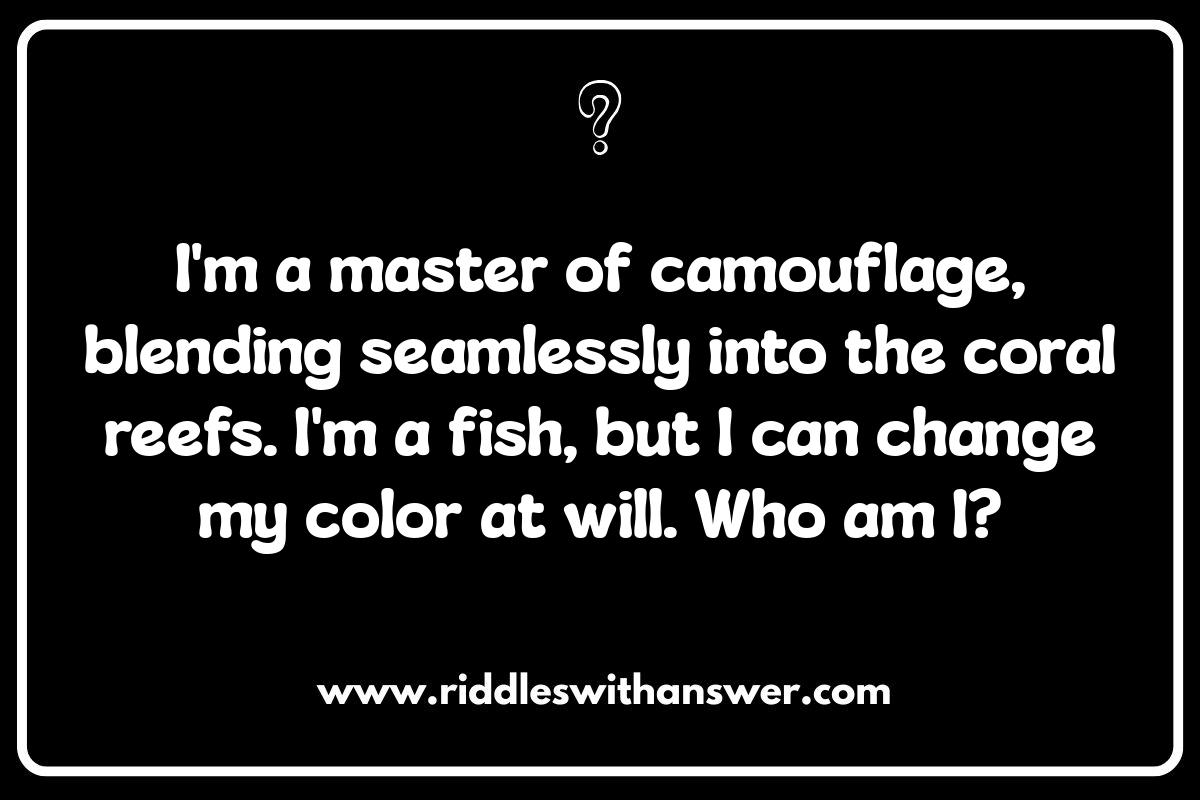 Animal Kingdom Who Am I Riddles with Answers