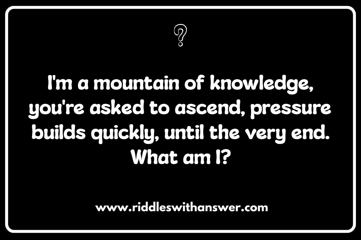 Exam Riddles: Sharpening Your Test-Taking Skills