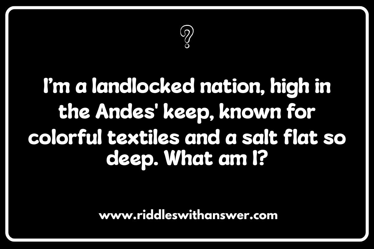 Geography Riddles: Decode Countries and Capitals