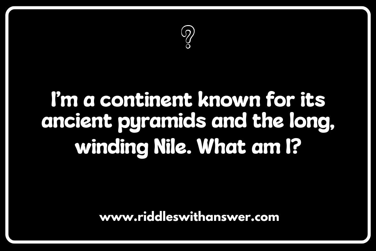 Geography Riddles: Unearth the Answers